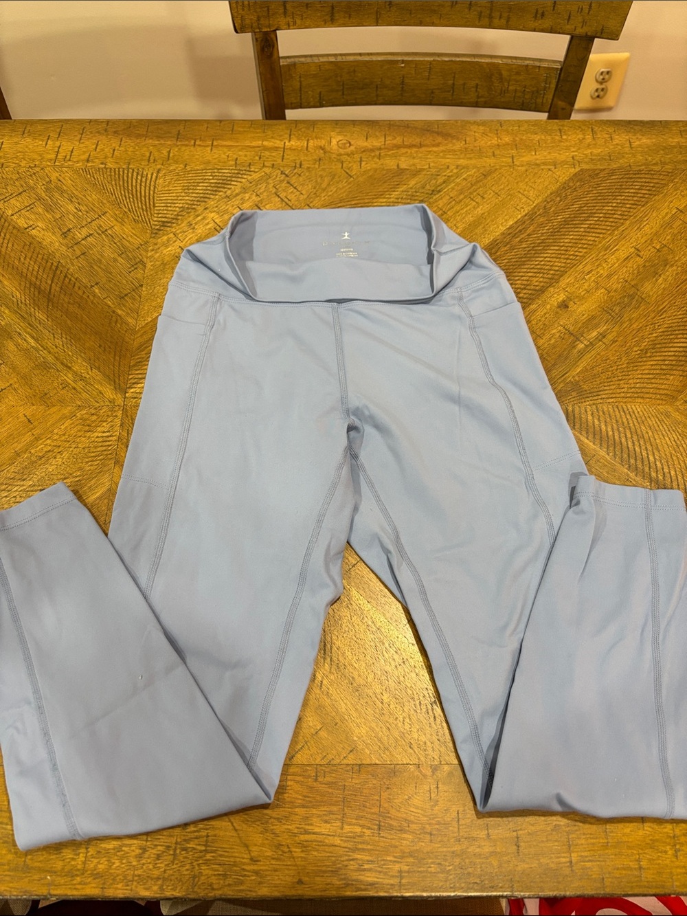 Danskin Pale Blue High-Rise Performance Leggings with pockets